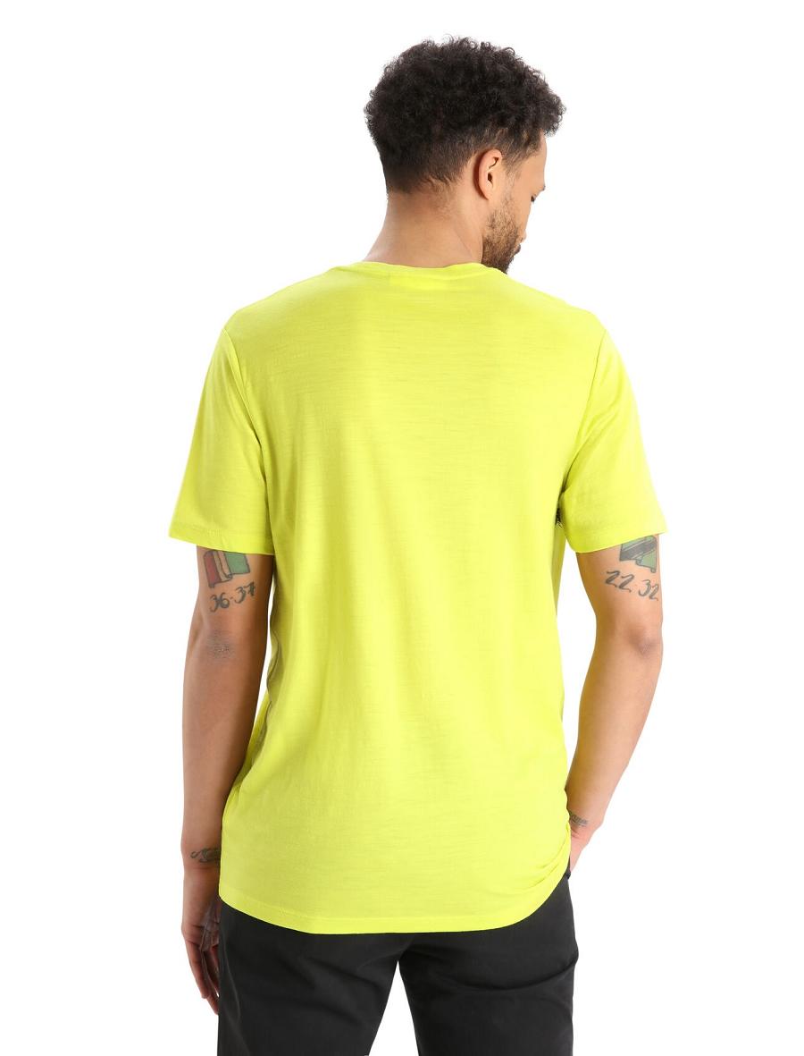 Shine Icebreaker Merino Tech Lite II Short Sleeve Remarkable Range Men's T Shirts | AU 1206YXFU